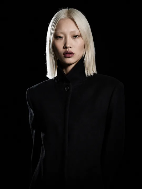 Aiko Velora editorial, black on black