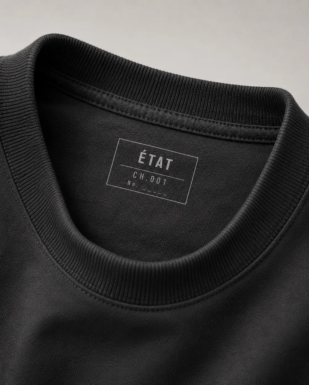 Inner-neck stamp detail