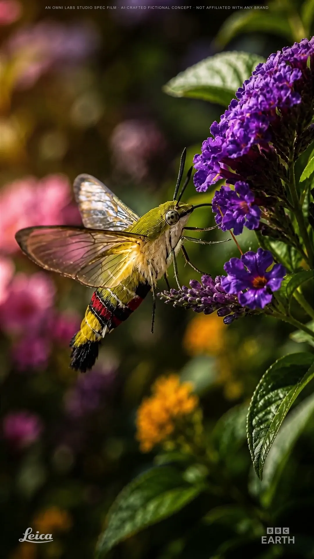 Daylight hover, alternate angle
