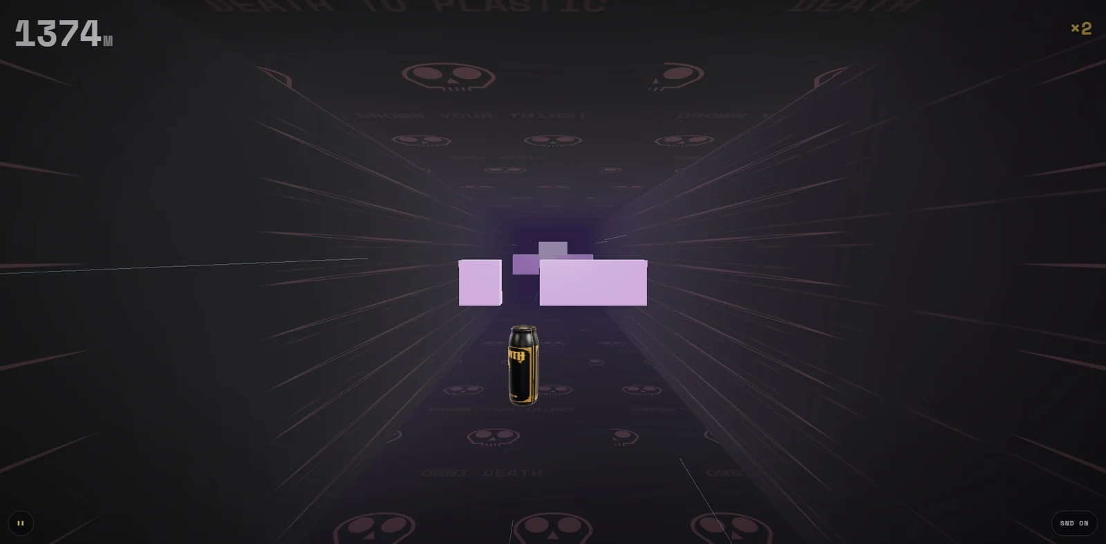 THE DESCENT — Three.js endless runner